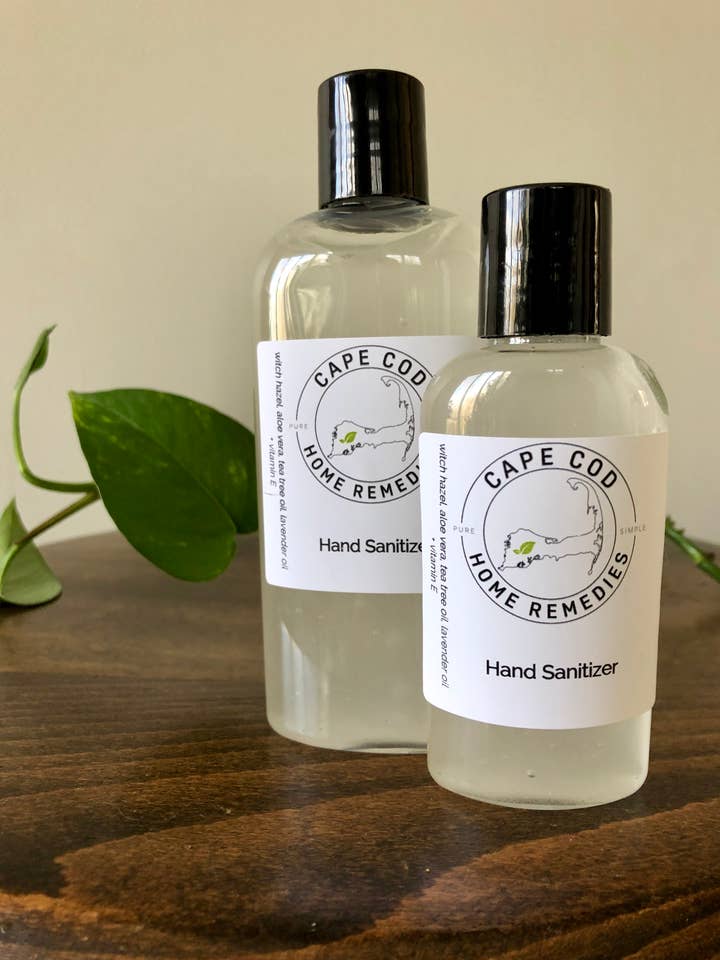 Hand Sanitizer 4 oz for wholesale by Cape Cod Home Remedies