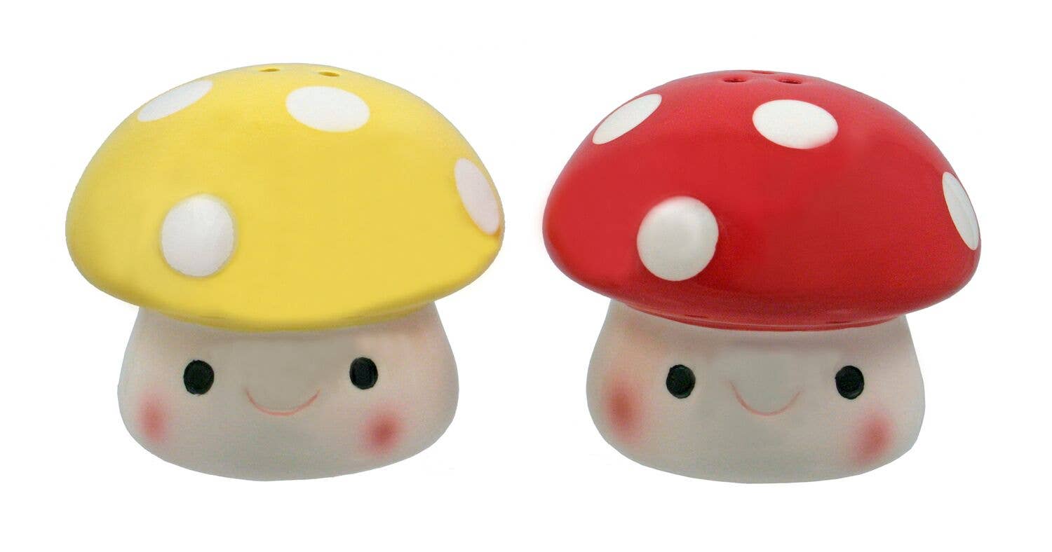 Streamline - Wholesale Salt & Pepper Shaker Set - Mushroom Salt & Pepper Set1