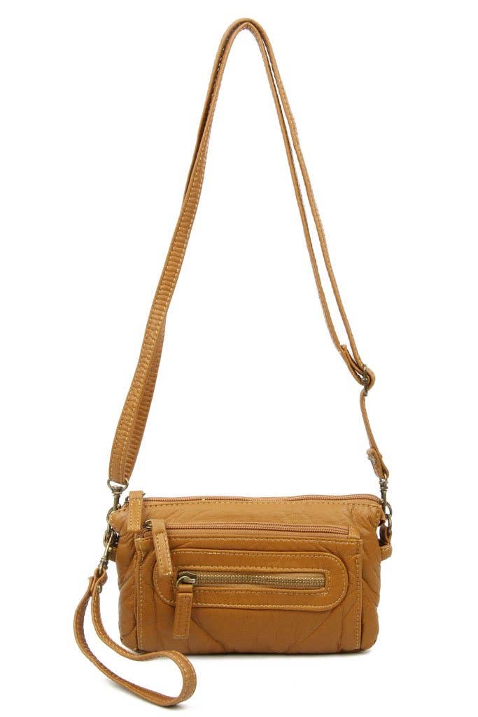 AMPERE CREATIONS - Wholesale Crossbody Bag - Women's - The Anita Soft Vegan Leather 3 in 1 Crossbody Wristlet Bag6