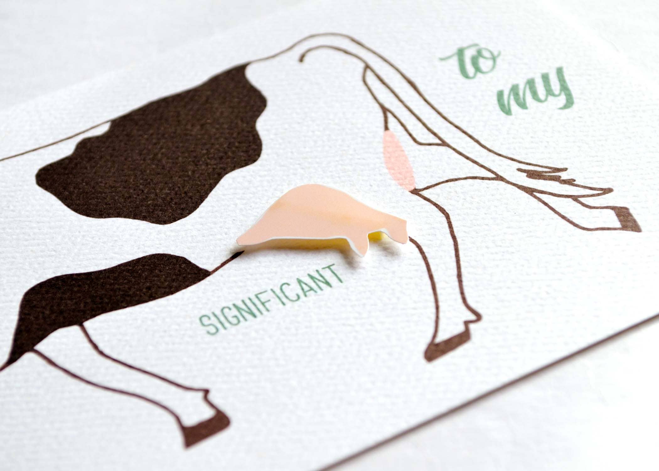 Cracked Designs - Wholesale Love Card - Significant Udder1